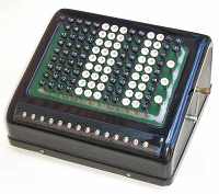 Burroughs calculator, 13 columns, later model