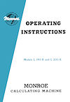 Monroe LX Manual Cover