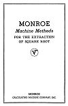 Monroe Square Root Manual Cover