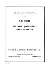 Victor 6 & 7 series Service Manual