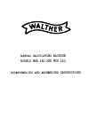 Walther WSR160 Service Manual Cover