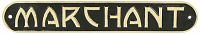 Marchant Nameplate, c.1925