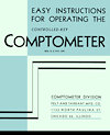 Comptometer - Instructions