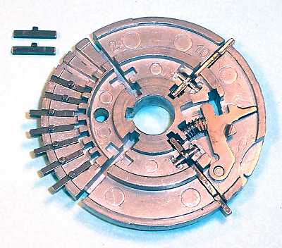 Rotor disc detail